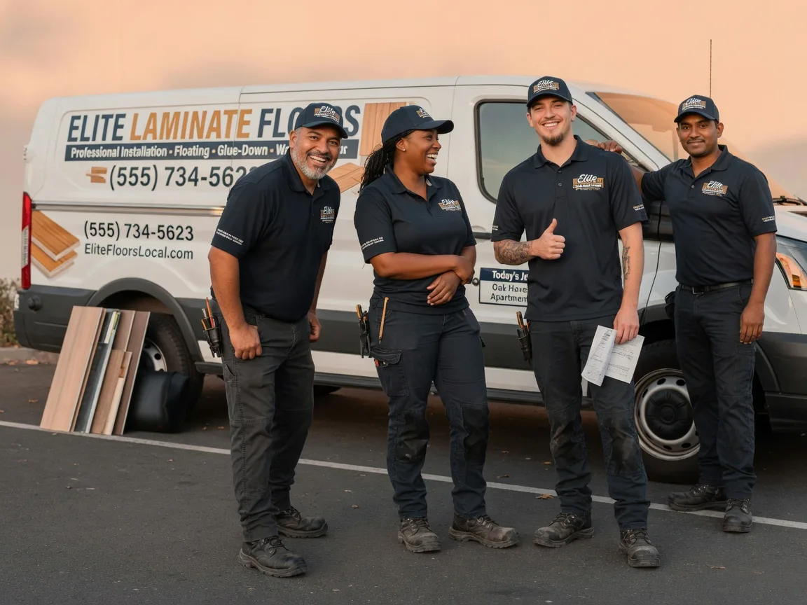 Laminate flooring installation company in Happy, TX